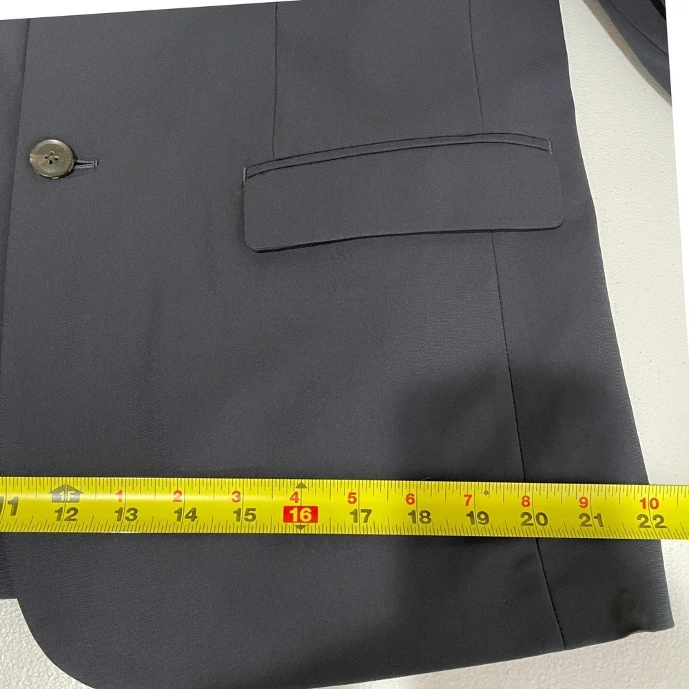 Rhône Navy Blue Commuter Blazer Slim Fit Mens L Stretch Minimalist Performance - Picture 13 of 14